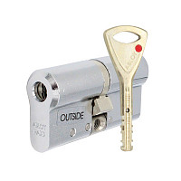 Циліндр ABLOY Protec2 98 (67H*31) (H - гартована сторона) хром полірований